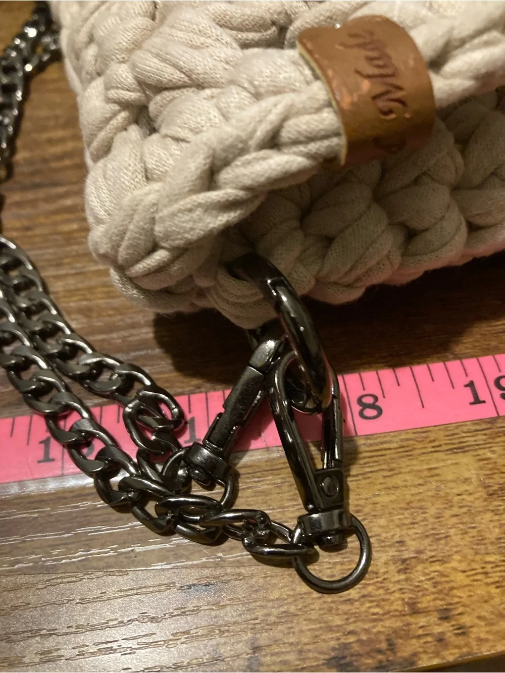 Hand made crocheted purse
